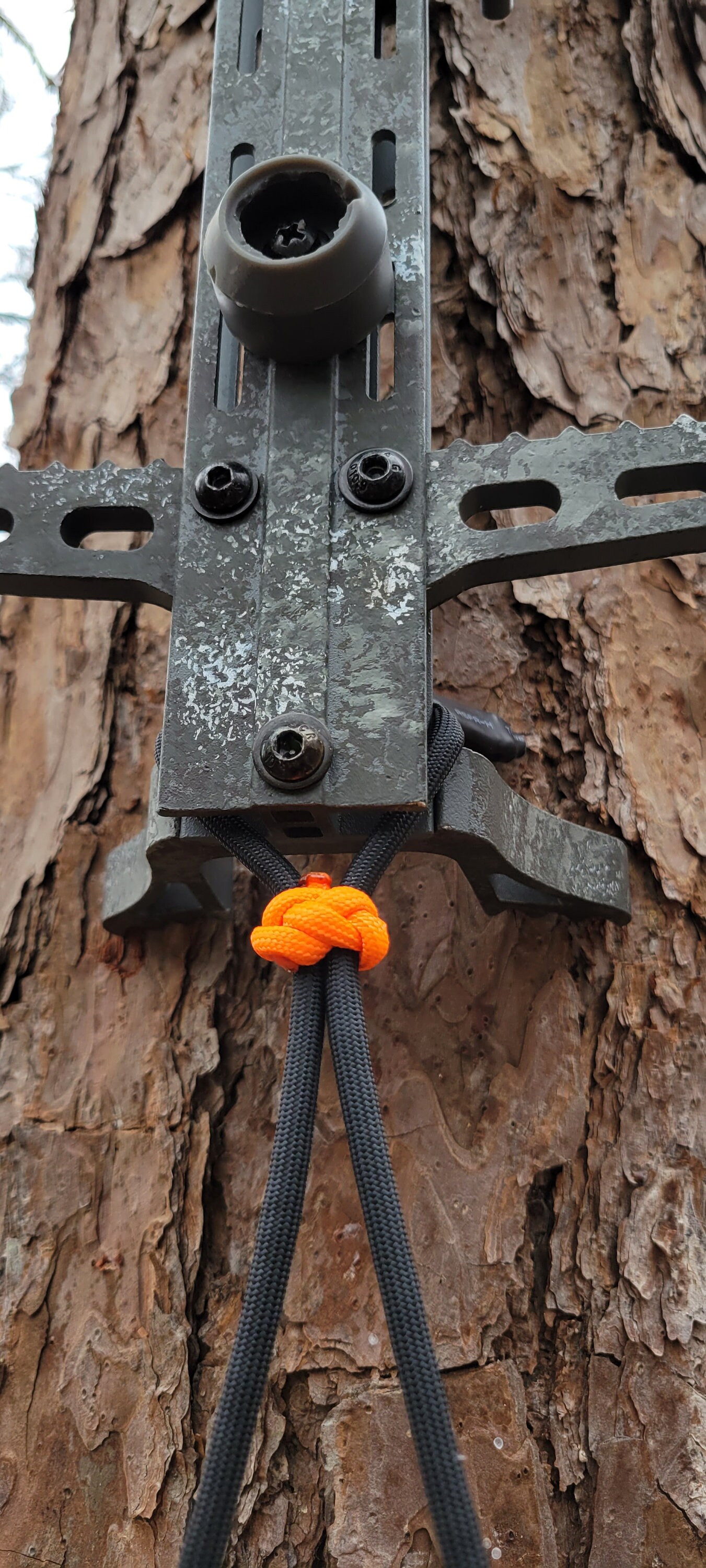 Climbing Stick Aiders With Camo Steps Saddle Hunting Etsy