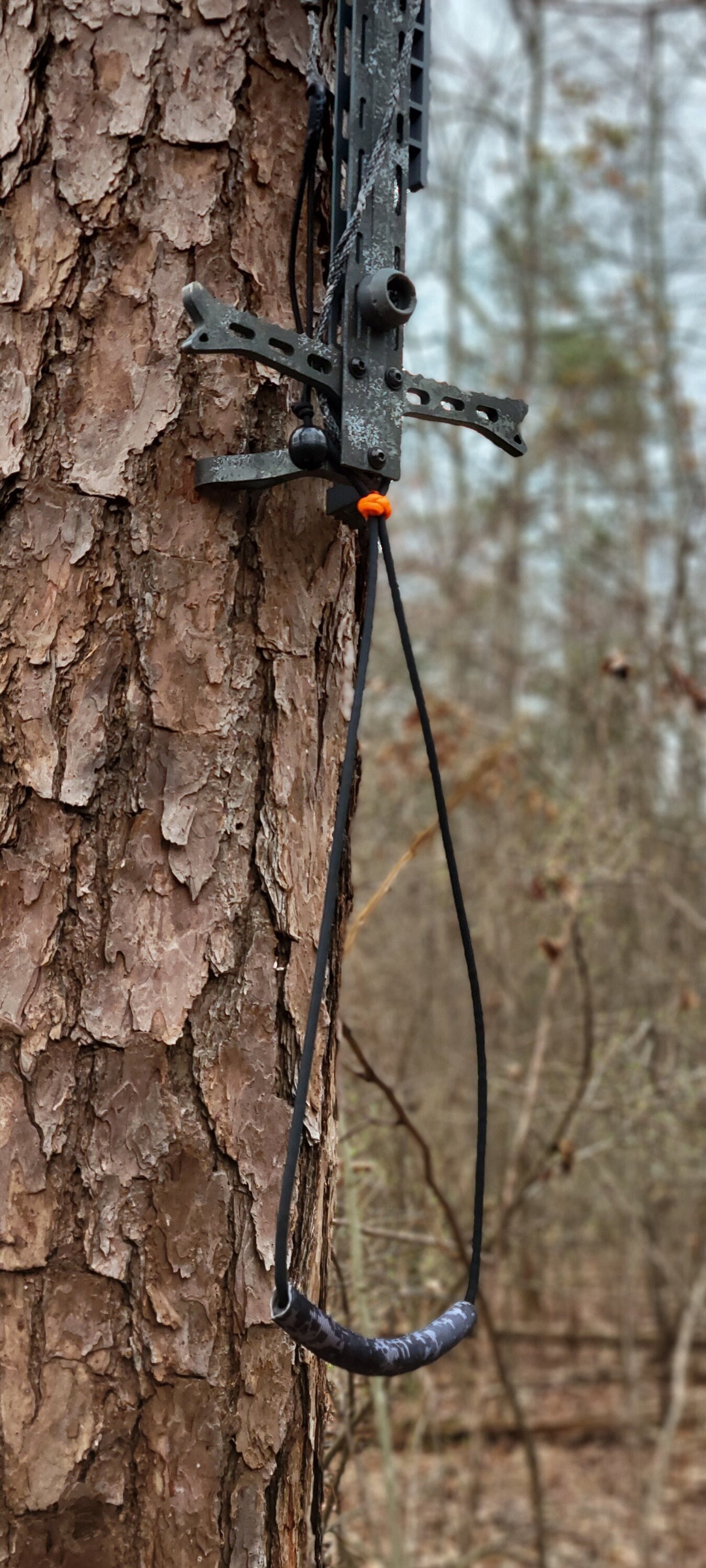 Climbing Stick Aiders With Camo Steps Saddle Hunting Etsy