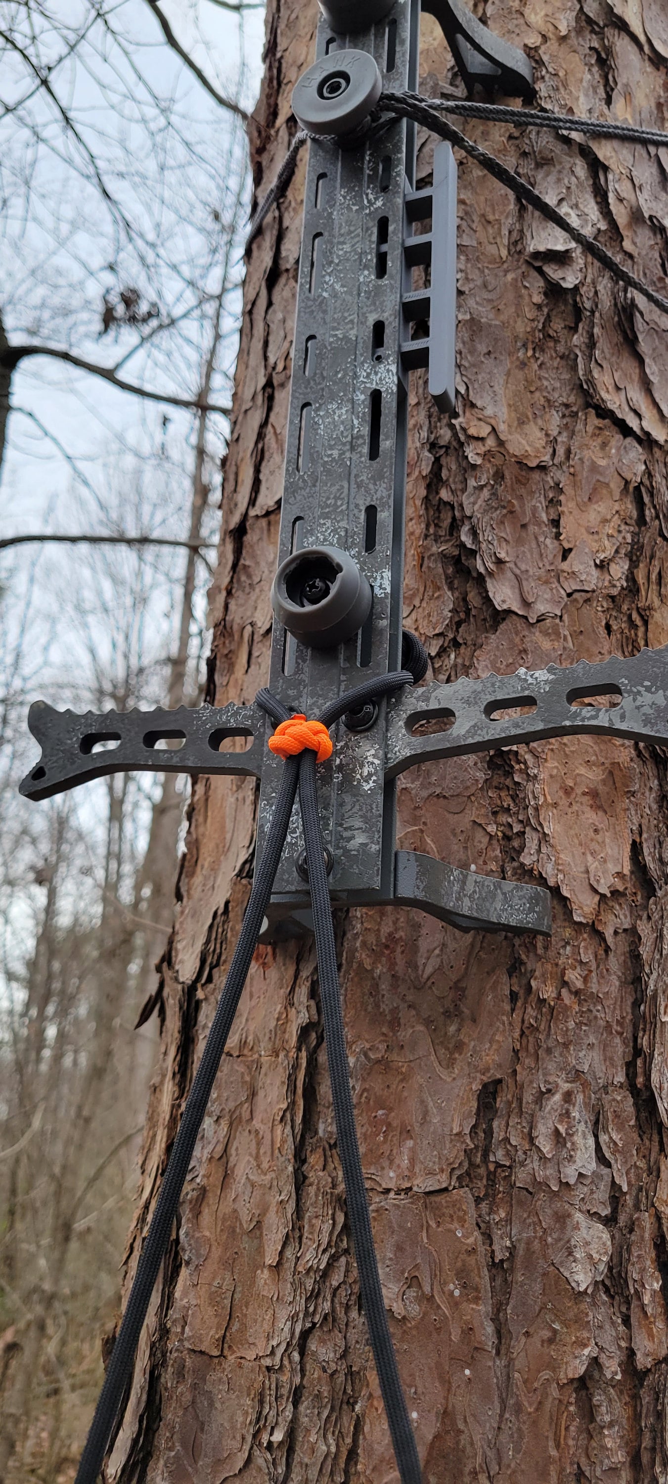 Climbing Stick Aiders With Camo Steps Saddle Hunting Etsy