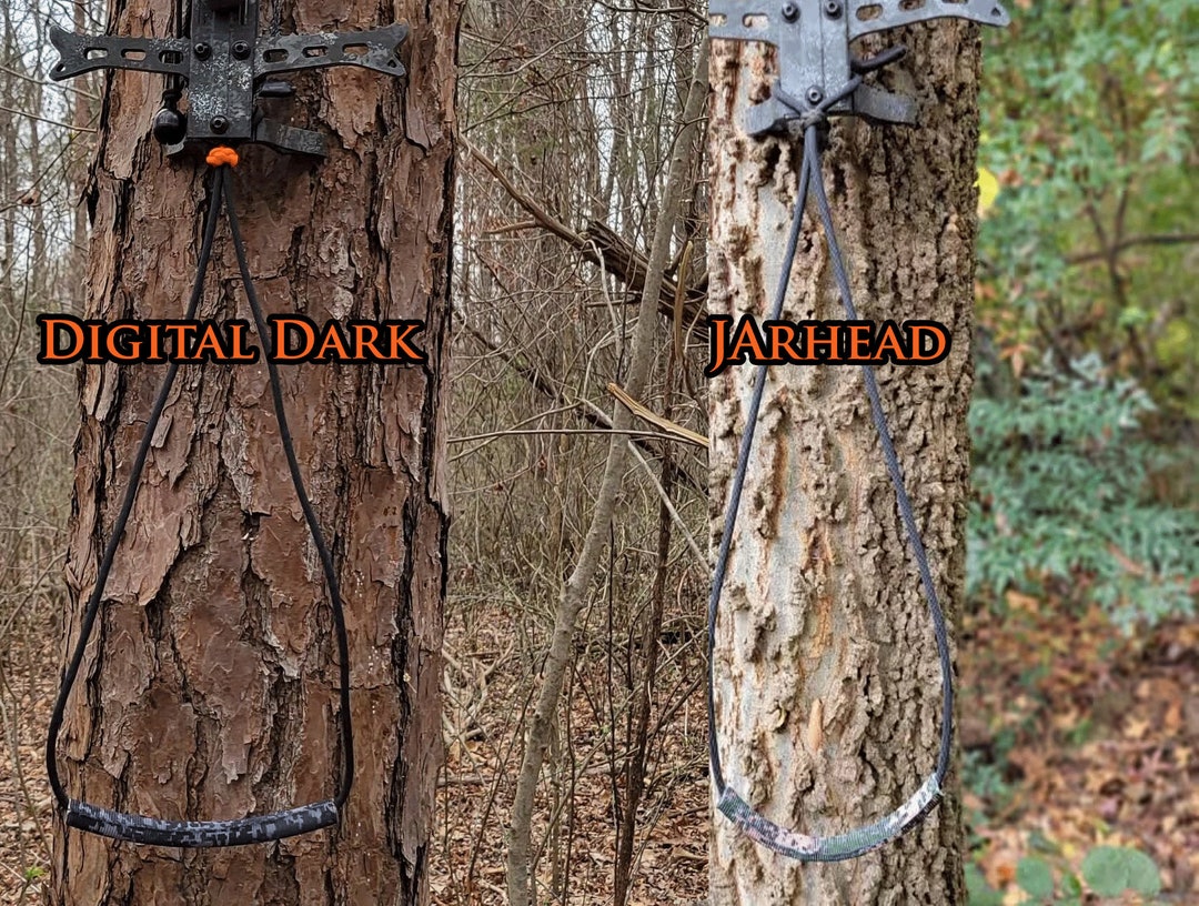 Climbing Stick Aiders With Camo Steps Saddle Hunting Etsy