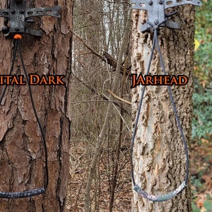 Climbing Stick Aiders with camo steps - Saddle Hunting