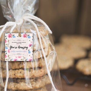 8 March Women Day Happy Womens Day Gift Tag Printable International Womens Day Message to Employees Happy International Women's day Teacher image 2