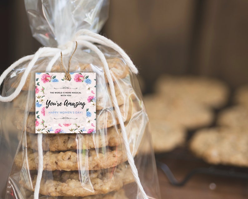 8 March Women Day Happy Womens Day Gift Tag Printable International Womens Day Message to Employees Happy International Women's day Teacher image 2