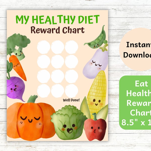Picky Eater Chart - Etsy