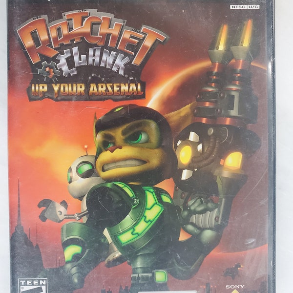 PlayStation 2 Ratchet and Clank Up Your Arsenal - with manual