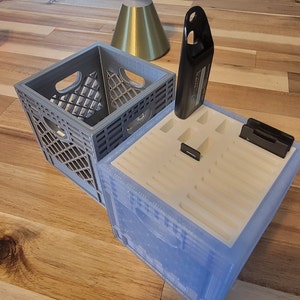 SD/Micro SD/USB Mini Milk Crate Organizer / Mini Brands / Storage / Organizer / Desk Storage / Office / Office Gift