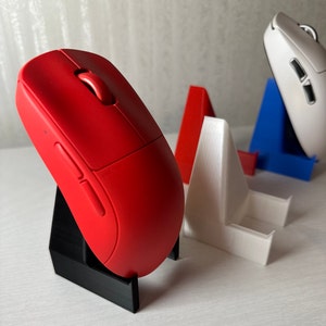 Mouse Stand 3D printed Universal Mouse Stand for Display and Organization - Made From High Quality PLA Plastic.