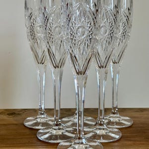 Nachtmann Crystal Champagne Flutes