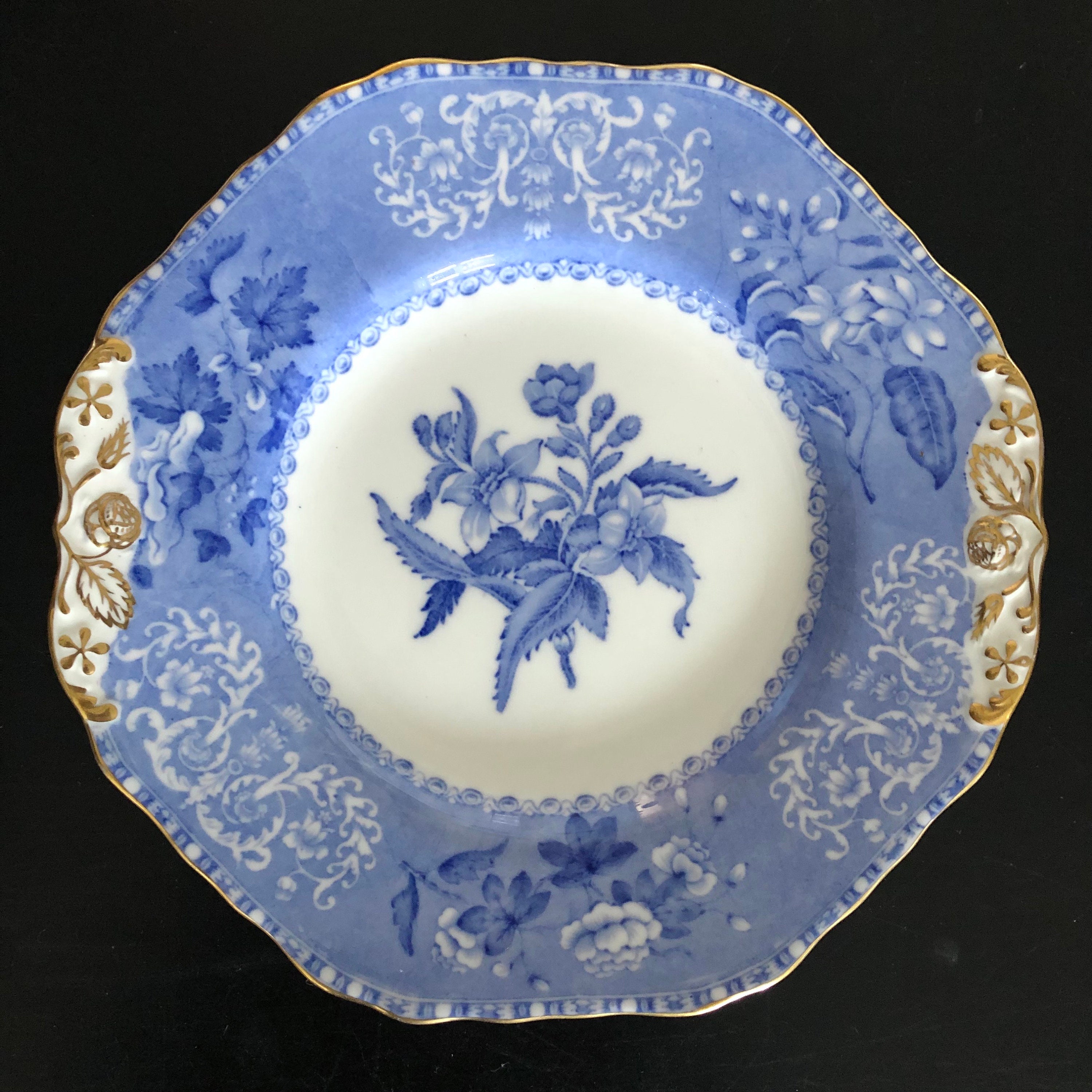 Spode Camilla Blue Cake Plate Etsy