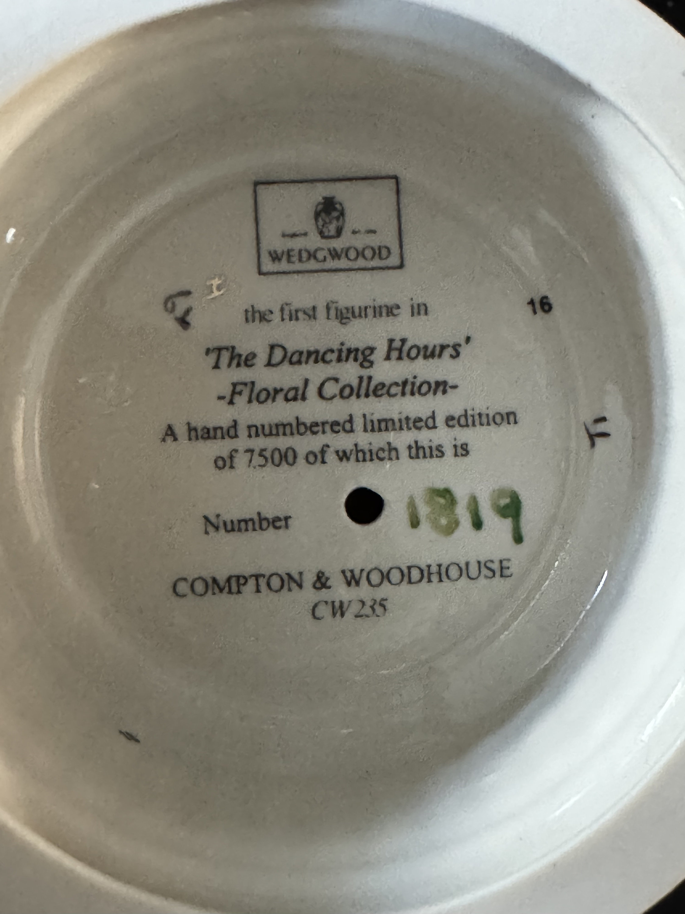 Wedgwood Dancing Hours Floral Collection 1st Figurine - Etsy