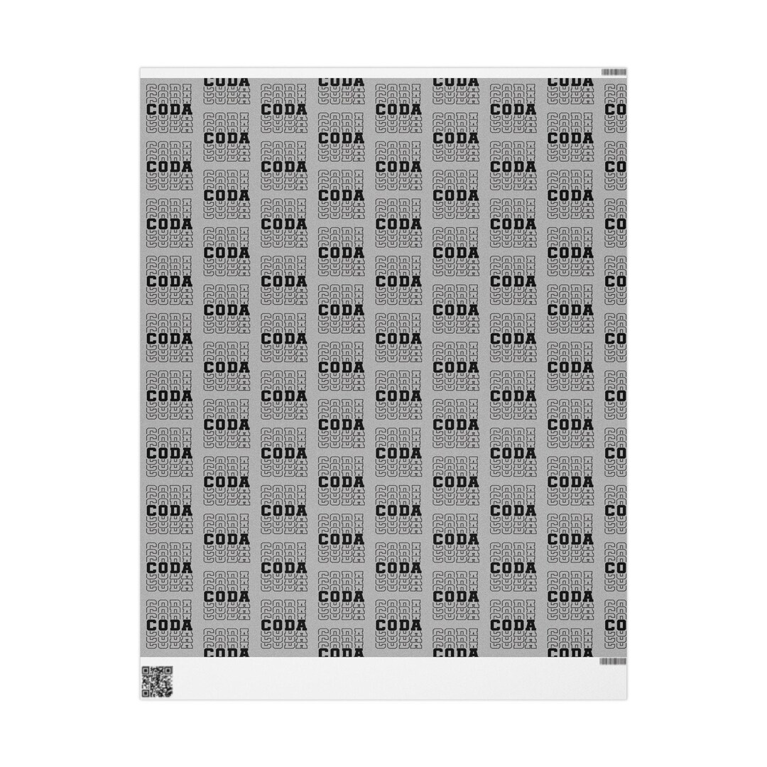 CODA Wrapping Paper - Etsy