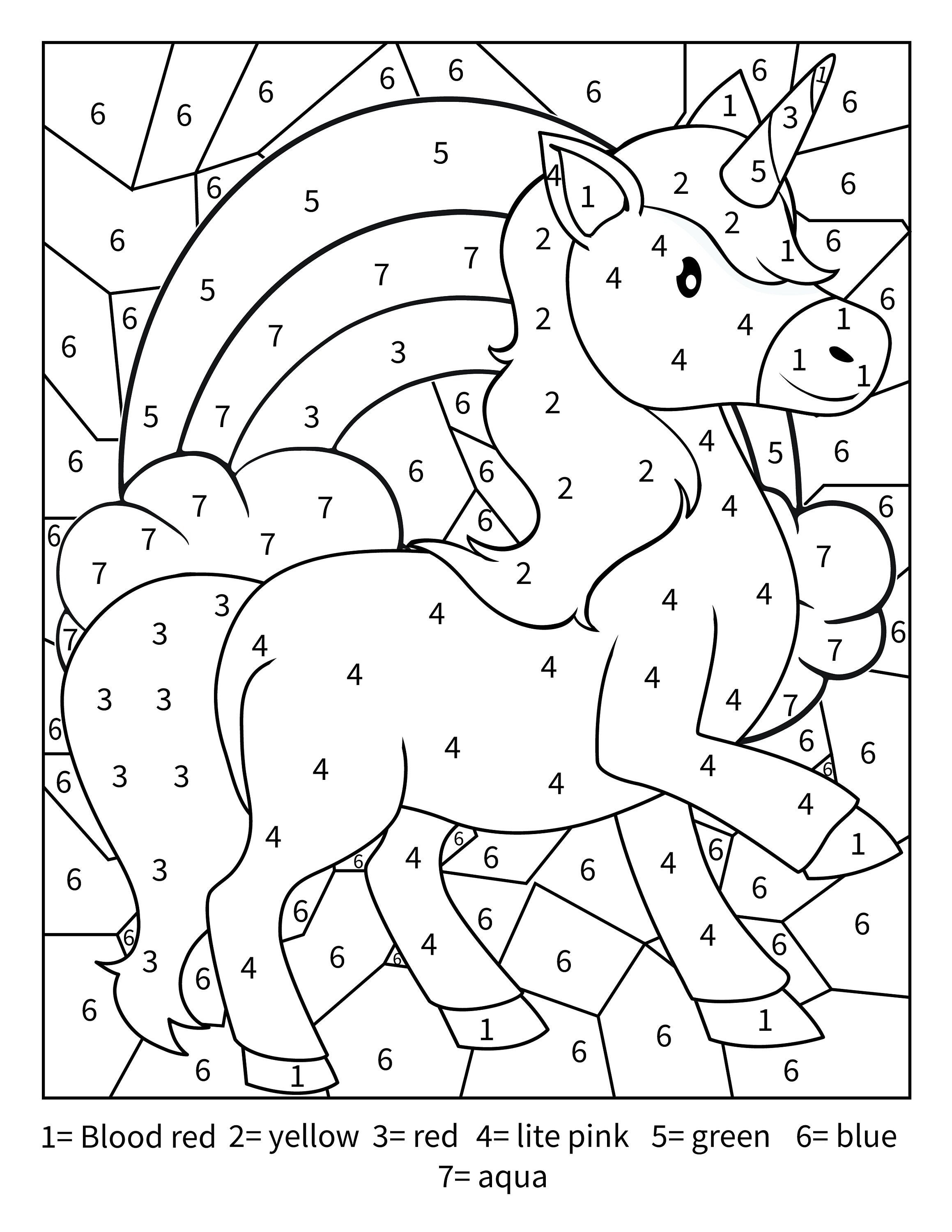 BONNYCO Pintar por Numeros Niños Unicornios, Pack 3 Lienzos