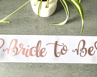 Bridal party sash - hen party sash - bride to be - birthday sash .