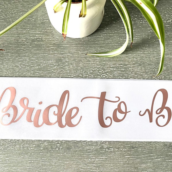 Bridal party sash - hen party sash - bride to be - birthday sash .