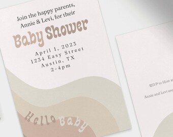 Gender Neutral Baby Shower Invitation