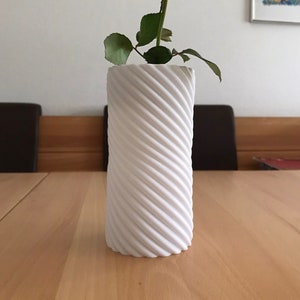 VASE Frieda upcycling DECO 3D printed vase minimalist design timeless colors 17 CM image 2