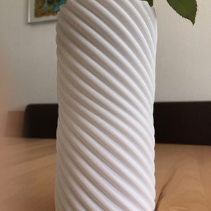 VASE Frieda upcycling DECO 3D printed vase minimalist design timeless colors 17 CM image 8