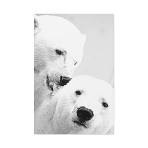 Beautiful Polar Bear Canvas Print,Nursery Art,Polar Bear Nursery,Polar Bear Art,Nursery Wall Art,Polar Bear Canvas Print,Nursery Polar Bear