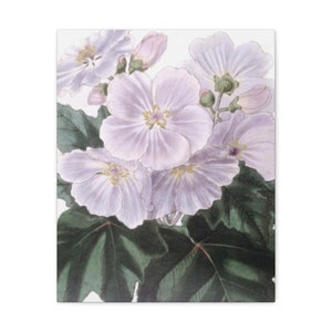 Purple Flowers Canvas Print,Flower Canvas Print,Floral Canvas Print,Purple Flower Canvas Wall Hanging,Flower Wall Art,Purple Flower Wall Art