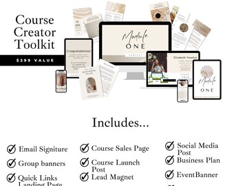 Ultimate Course Creator Toolkit Template Bundle