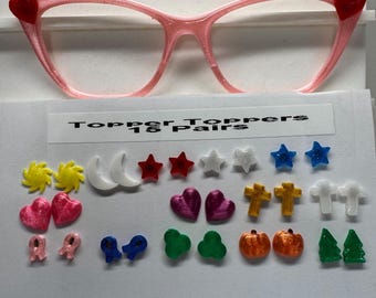 Topper Toppers 15 pair for most any occasion or just for fun!
