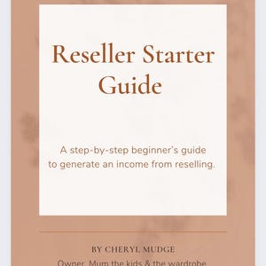 Reseller Beginner Guide - Etsy