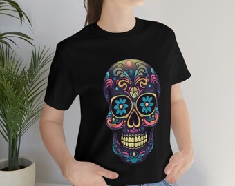 Cinco de Mayo, Day of the Dead, Sugar Skull, Calavera, shirt, Unisex Adult Tshirts, Bella Canvas 3001
