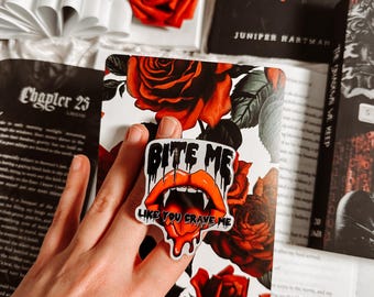 Vampire Romance Kindle Grip – Spicy Smut E-Reader Accessory