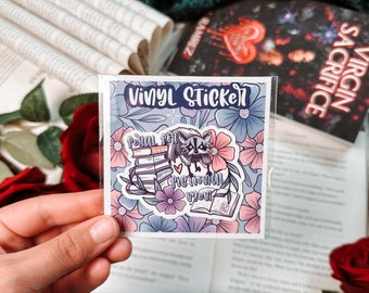 Feral For Fictional Men Sticker | Waterproof Vinyl Bookish Decal