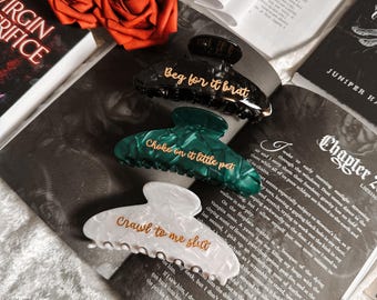 HEAD Clip | Degradation Claw Clip | Spicy Book Lover Gift | Gifts For Readers | Spicy Gifts