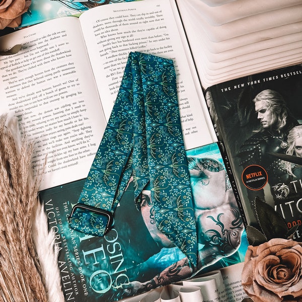 Blue Dragon Tease Me Blindfold Bookmark | Bookmark | Smut Book Mark | Blindfold | Romance Bookmark