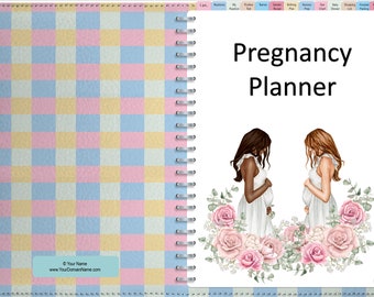 Digital Pregnancy Journal, Digital Pregnancy Planner, GoodNotes Planner, Weekly/Monthly, Baby Bump Journal, Baby Shower Gift, Pregnancy Gift