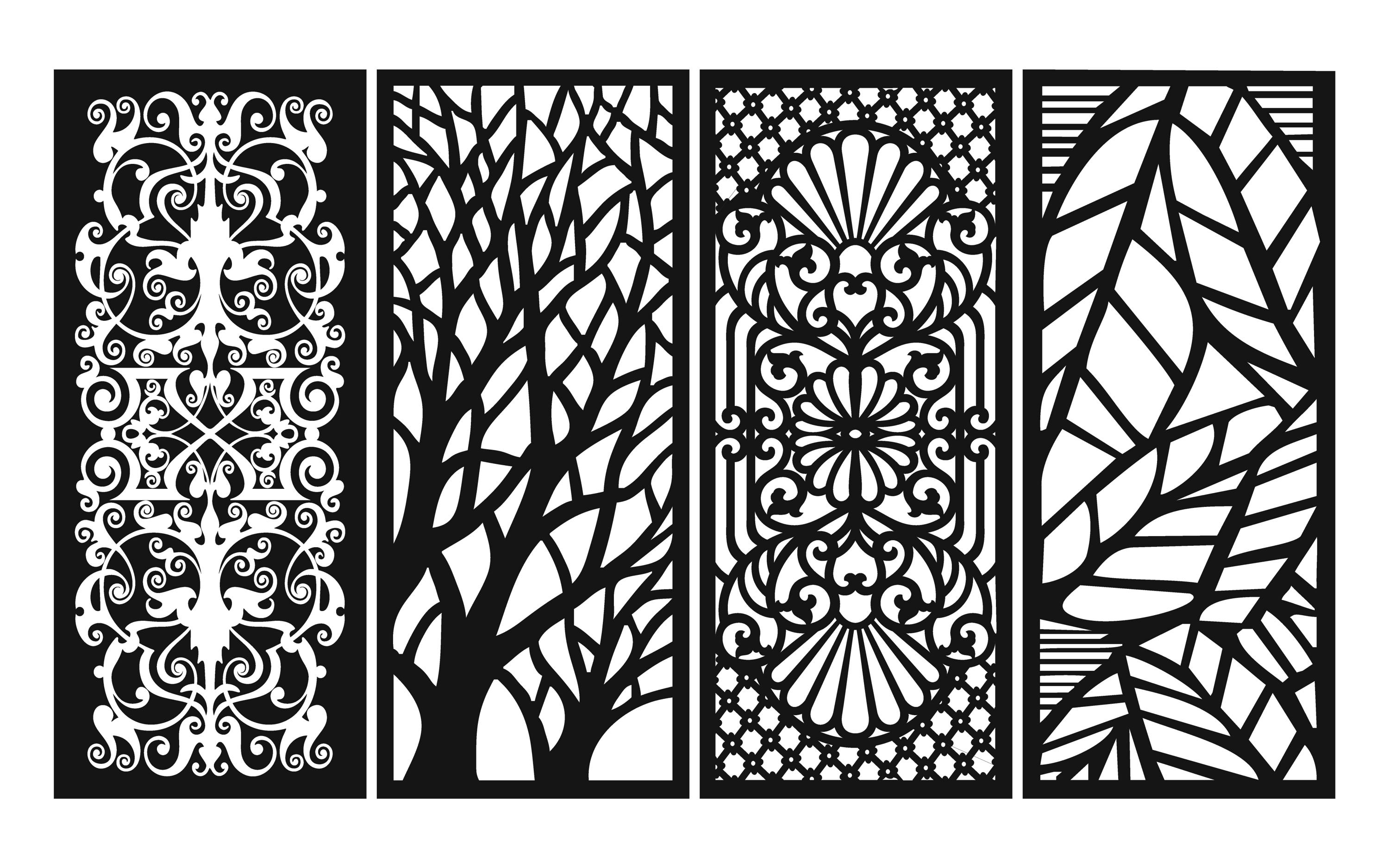 CNC Panel Collection: Laser Cut Vector Files (digital Download) - Etsy
