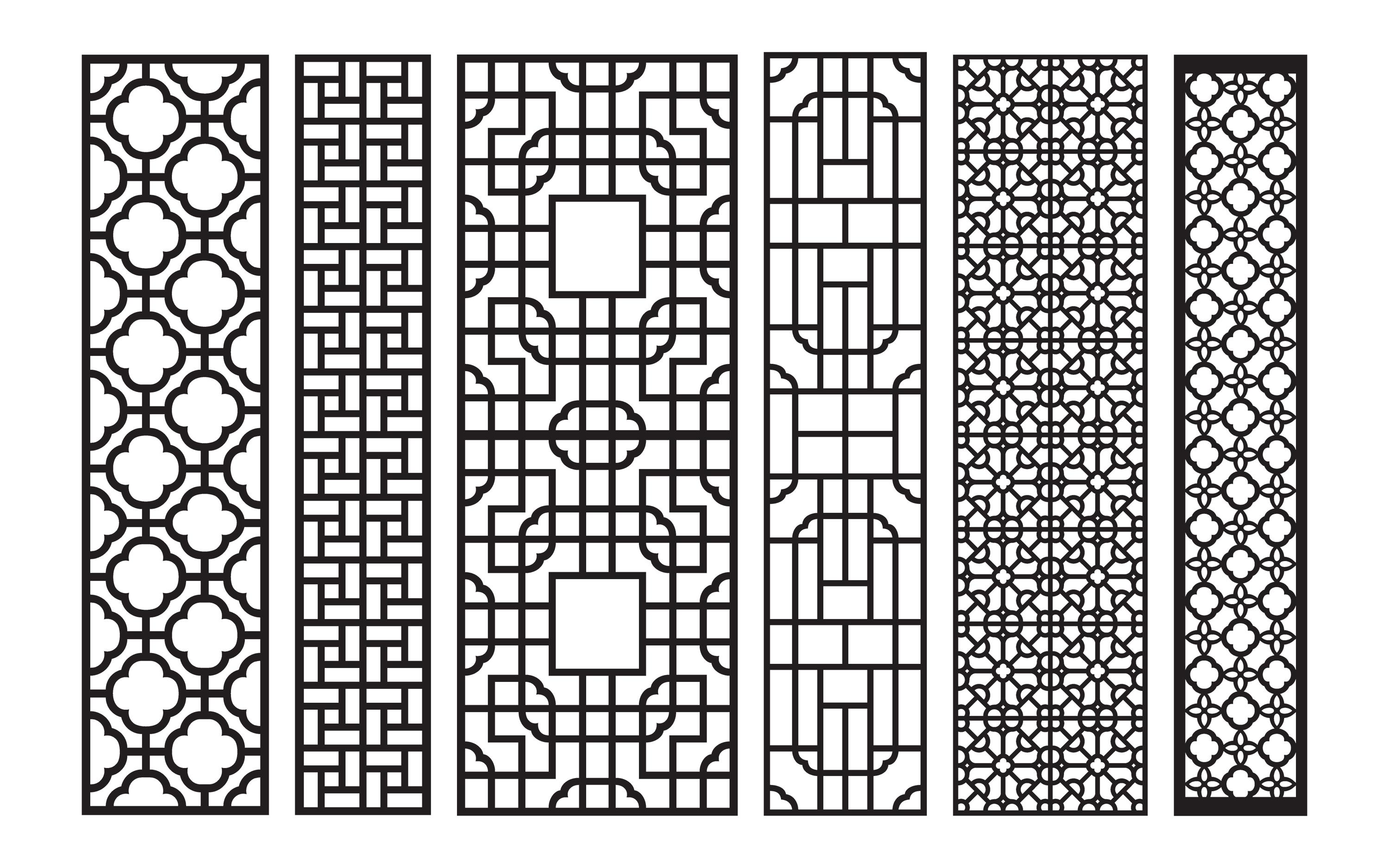 CNC Panel Collection: Laser Cut Vector Files (digital Download) - Etsy