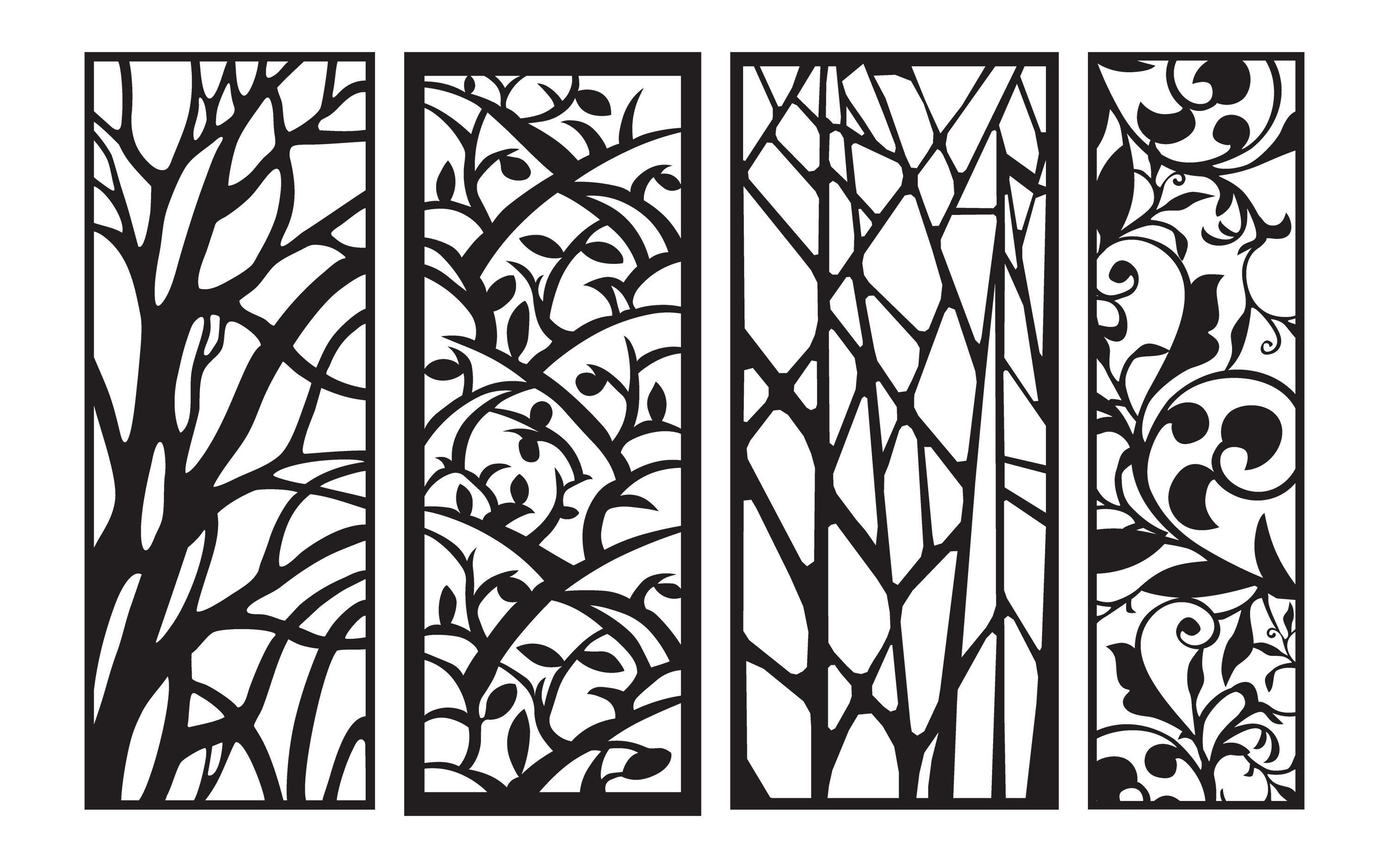CNC Panel Collection: Laser Cut Vector Files (digital Download) - Etsy