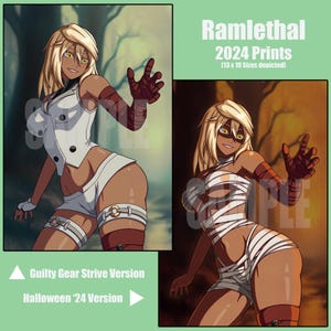 Ramlethal Valentine - Guilty Gear Strive - Halloween - Art Print Poster
