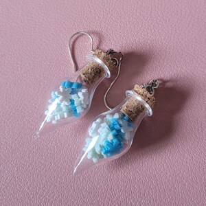 Snowflake Bottle Earrings