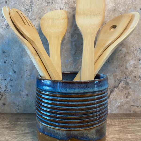 Kitchen Utensil Holder Etsy