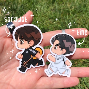 Lays bright　サイン　2gether 2GETHER Series Running Chibi Stickers - Etsy