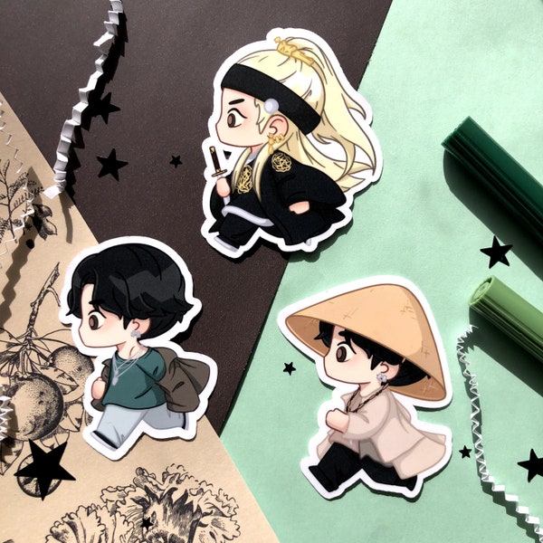 Agust D "Daechwita" Running Chibi Stickers