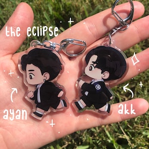 The Eclipse Keychains! || Acrylic 2.25&quot; Keychain