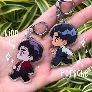 KinnPorsche The Series Keychains! || Acrylic Keychain