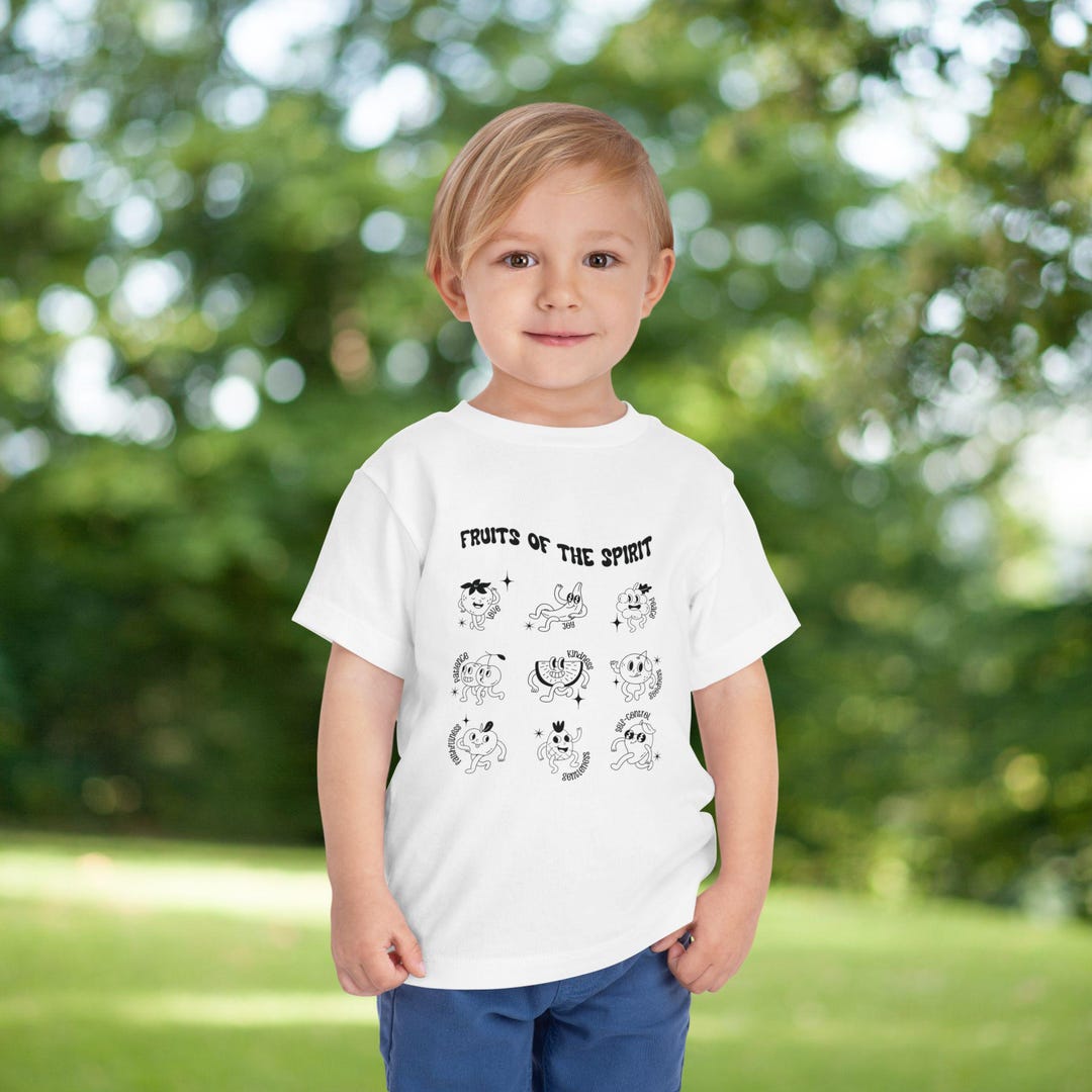 Fruits of the Spirit Toddler Tee, Cute Kids Shirt, Inspirational Gift ...