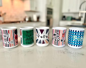 Grandpa Gift from Grandkids | Personalized Dad Mug | Best Grandpa Ever Coffee Mug | Birthday Gift for Papa | Gift for Him