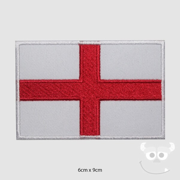 Patch drapeau de l'Angleterre Patch brodé Patch thermocollant Patch à coudre pour vêtements