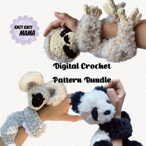 Cuddle Crew - Crochet Slap Bracelet Pattern Bundle