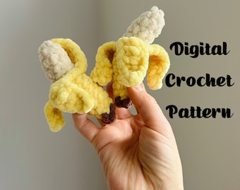 NO-SEW Crochet BANANA Pattern