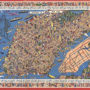 Carte de New York 1950