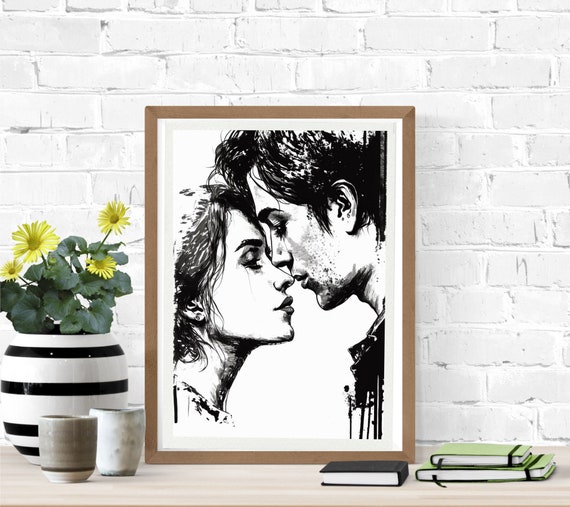 Loving Couple kissing Drawing  How to Draw a Romantic Couple Step by Step  