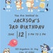 EDITABLE Bluey Birthday Theme Invitation | Digital Download or ...
